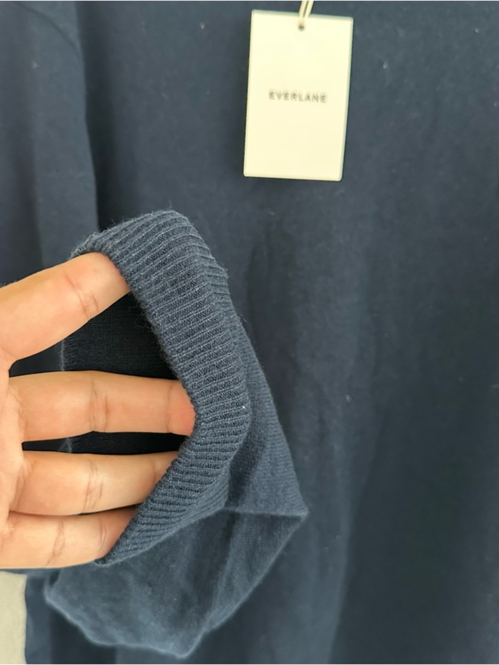 Everlane The Cashmere Crew in Black Size:‎ XL, NWT - Picture 7 of 12